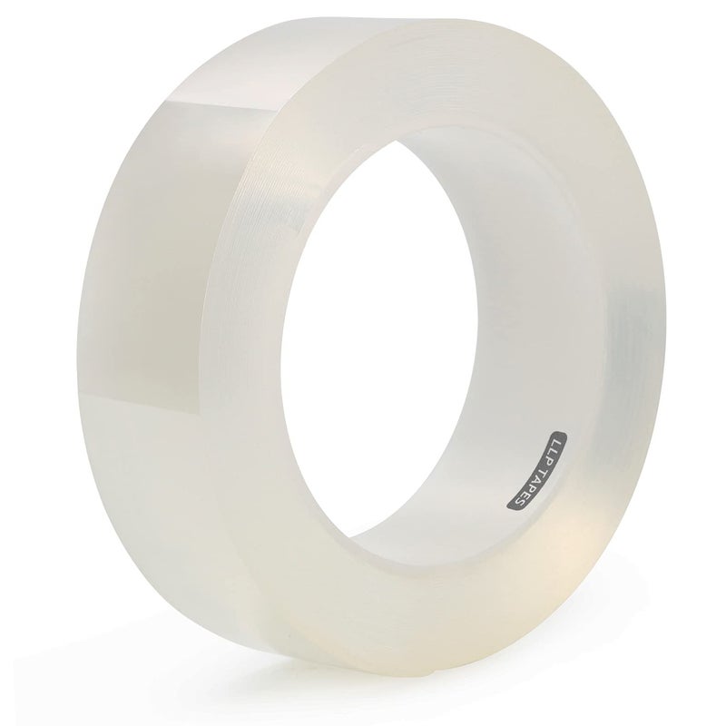 LLPT Caulk Tape Clear 1.2 Inch x 33 Feet Extra Waterproof Heavy Duty Adhesive Caulking Strips for Sink Shower Bathtub Toilet Lavabo Kitchen (CT123) - Image 1